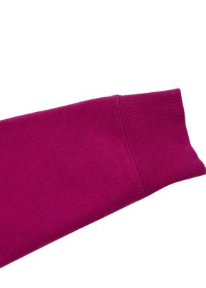 Raspberry Pink Cotton Jersey Logo Hoodie 10