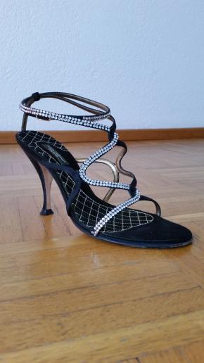 Dolce & Gabbana Jewelled Satin Sandals 2