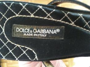 Dolce & Gabbana Jewelled Satin Sandals 6