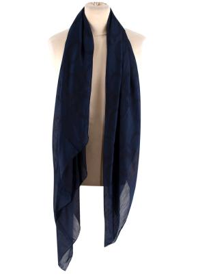 Blue Gancini Print Scarf 5