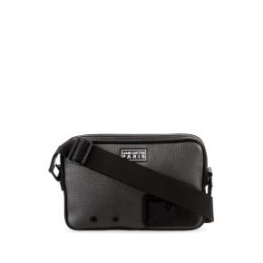 Grey Taurillion Leather Alpha Messenger Bag 12