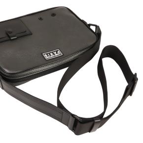 Grey Taurillion Leather Alpha Messenger Bag 2