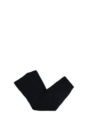 Black Embroidered Silk-Satin Kimono Jacket & Trousers 7