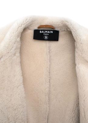 Oversize Shearling and Suede Coat 9