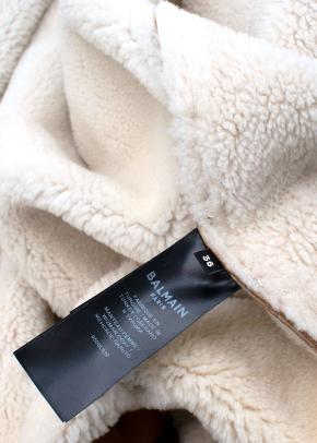 Oversize Shearling and Suede Coat 10