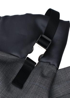 Grey wool Prince of Wales checked blazer 6