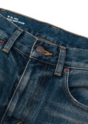 Mid-wash SL-003 skinny leg jeans 6