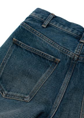 Mid-wash SL-003 skinny leg jeans 8