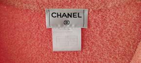 Chanel Orange Textured Knit Jacket 3