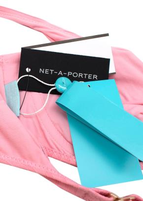 Blush-pink ribbed Bel Air underwired bikini 6