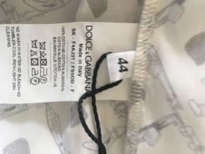 Dolce & Gabbana Diamond Plane Print Skirt 14