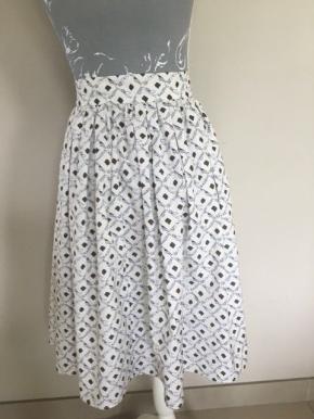 Dolce & Gabbana Diamond Plane Print Skirt 4