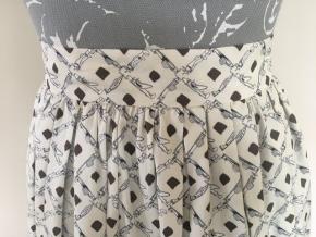 Dolce & Gabbana Diamond Plane Print Skirt 10