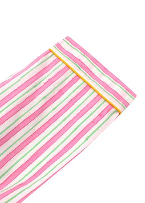 Candy Stripe Cotton Pyjamas Set 11