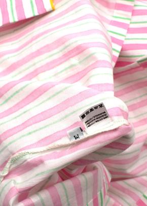 Candy Stripe Cotton Pyjamas Set 13