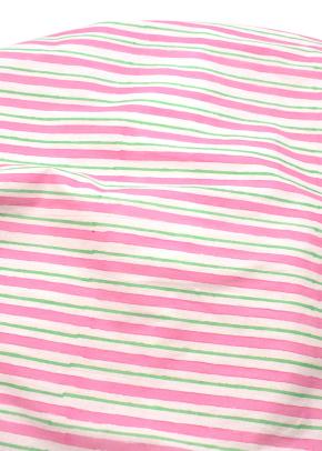 Candy Stripe Cotton Pyjamas Set 12