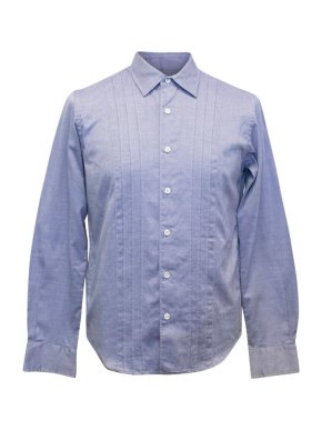 Cash Ca Men's Light Blue Cotton Shirt