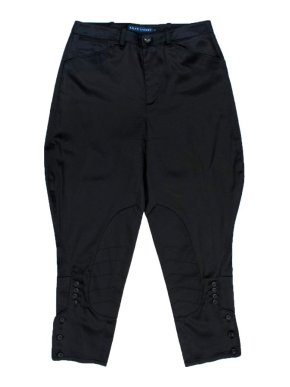 Ralph Lauren Black Structured Trousers