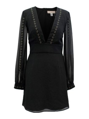 Keepsake In My Eyes Black Mini Dress