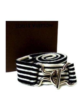 Vintage Louis Vuitton Belt Stretch rubber Belt V413-14