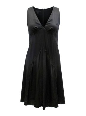 Burberry Prorsum Black Silk Dress