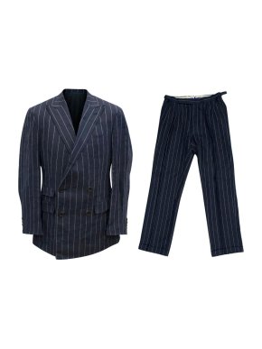 Ralph Lauren Purple Label Men's Blue Pinstripe Suit