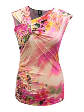 Tricot Chic Floral Jersey Top