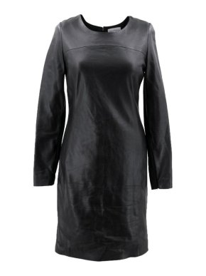Mary Portas Black Leather Dress