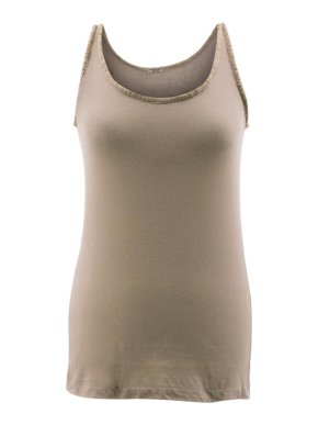 Bottega Veneta Taupe Tank Top