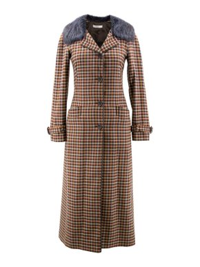 Prada Check Coat