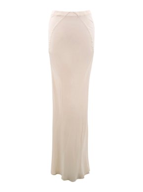 Roberto Cavalli Long Nude Silk Skirt/Underskirt