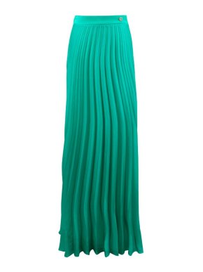 Classic Roberto Cavalli Long Green Skirt