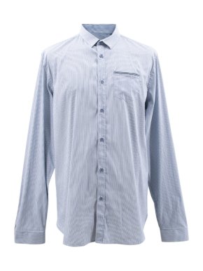 Burberry Blue Striped Shirt
