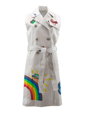 Mira Mikati Embellished Sleeveless Trench Coat