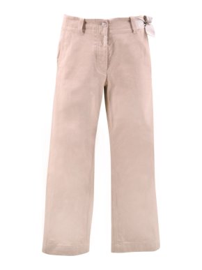 Maison Margiela Pink Thick Cotton Side Tie Trousers