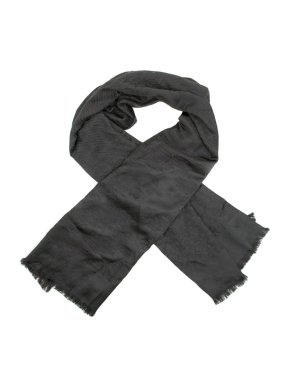 Emporio Armani Grey Silk Scarf