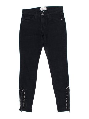 Current/Elliott Black Jeans with Studs