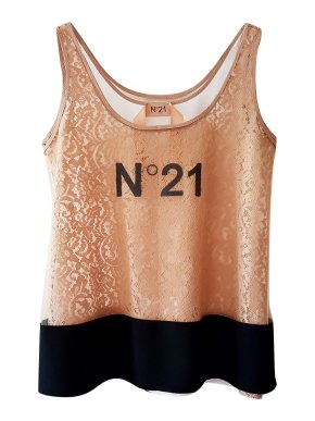 No.21 Gold Sequin Top