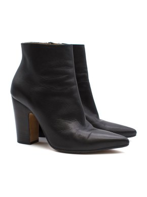 Maison Martin Margiela Black Pointed Ankle Boots
