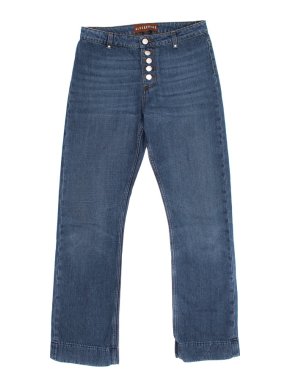 Alexa Chung Blue Kick Flare Jeans