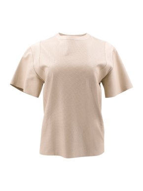 Joseph Beige Lambskin Top