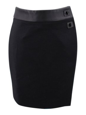 Tom Ford Black Asymmetrical Skirt