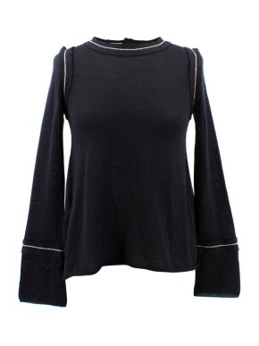 Prada Wool and Silk Slit Back Jumper