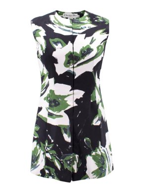 Christian Dior Sleeveless Patterned Waistcoat