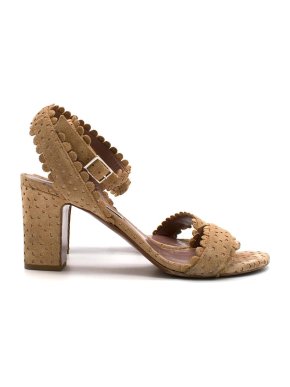 Tabitha Simmons Tan Suede Sandals