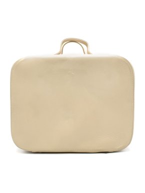 Ferrari Beige Leather Vanity case