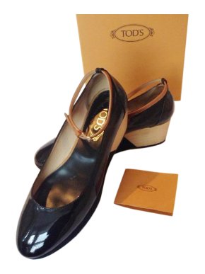 Tod's Zeppa Patent Ballerina Wedge