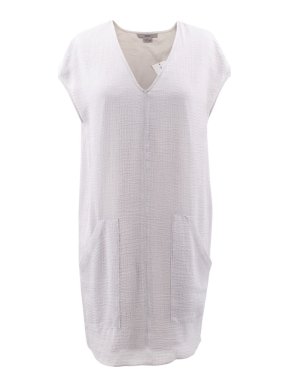 Helmut Lang Grey Slouchy Pocket Dress