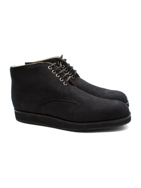 T&F Slack Shoemakers London Chuck Black Dessert Boots