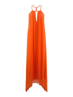 Alice + Olivia Orange Maxi Dress